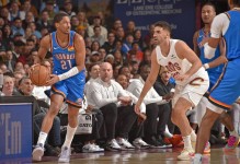 2017赛季骑士vs雷霆，18年骑士打雷霆？