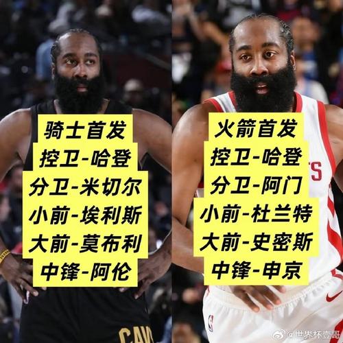 骑士两大败因出炉，哈登有好有坏！湖人旧将真该批，米切尔也犯错