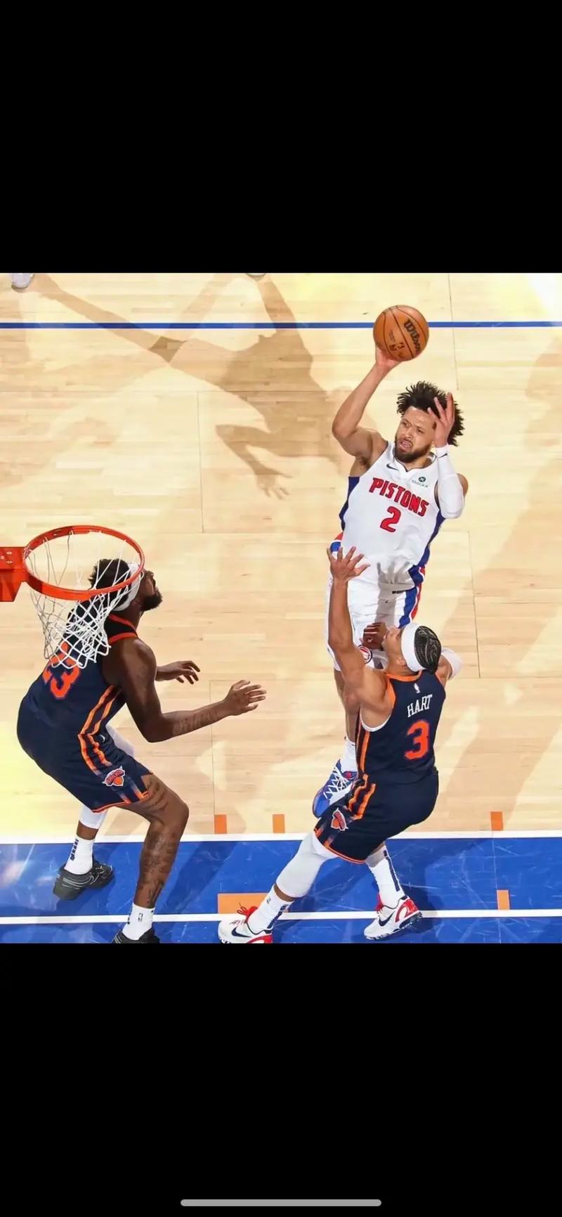 活塞三杀76人巩固东部第一 坎宁安13助攻一成就联盟第一