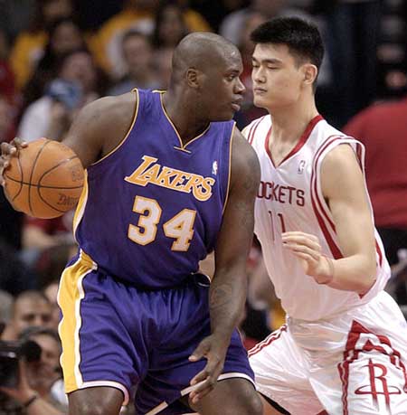 姚鲨对决nba最前线，历次姚鲨对决？